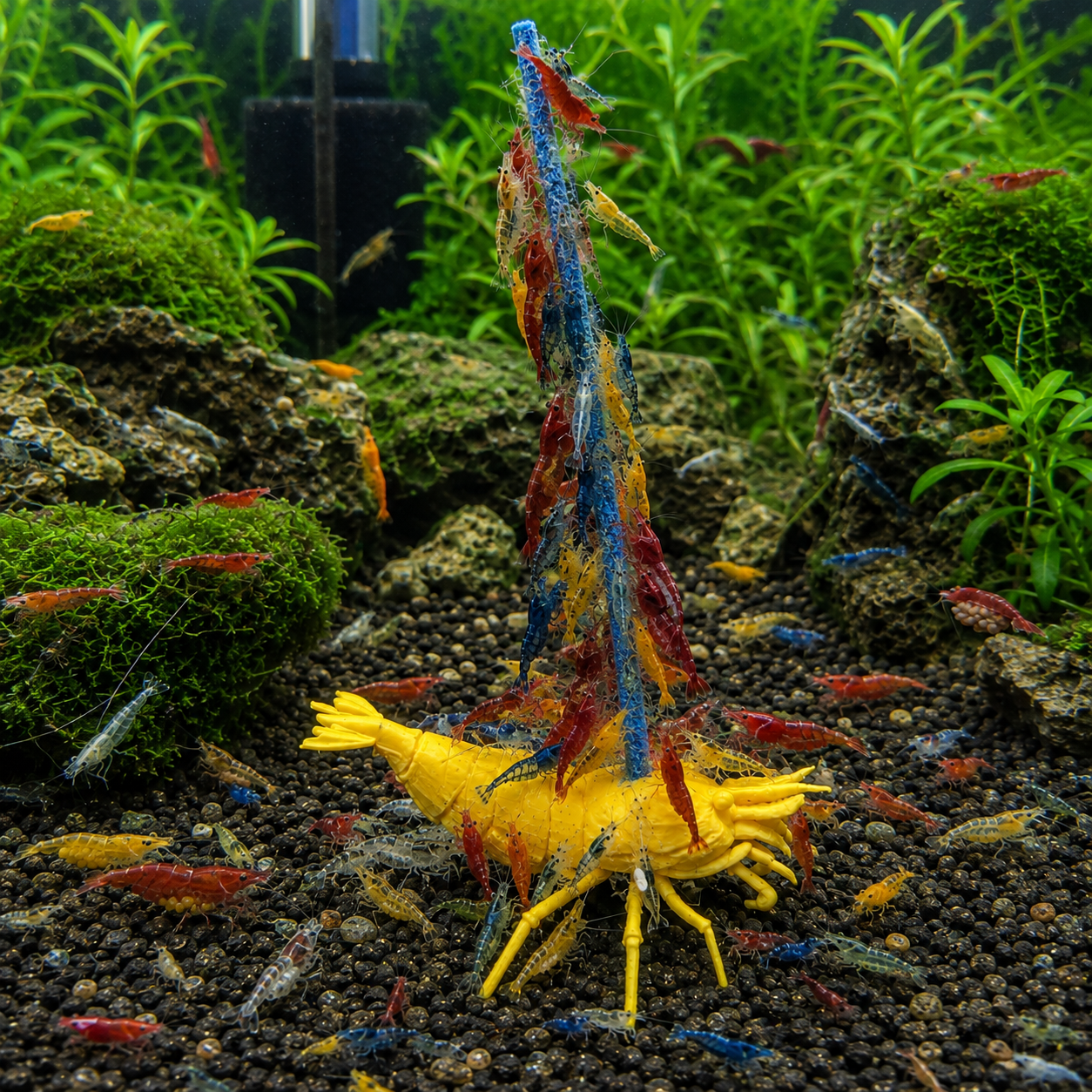 Shrimp Lolly Holder, Yellow - Image 2