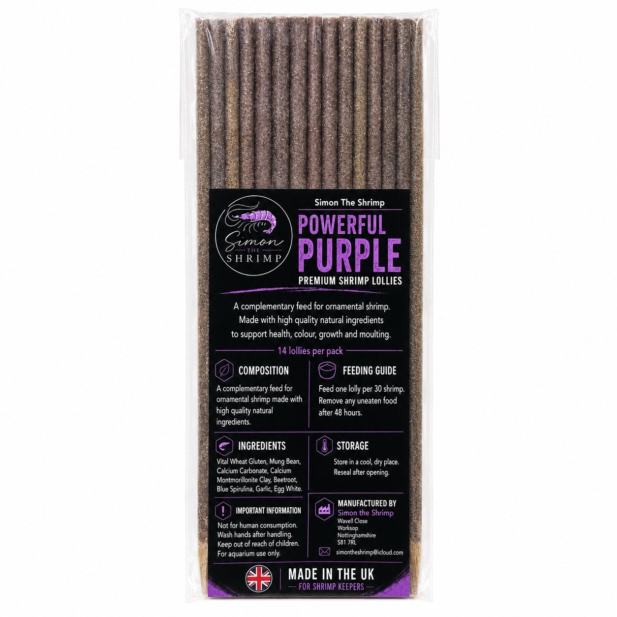 Powerful Purple Shrimp Lollies - Image 2