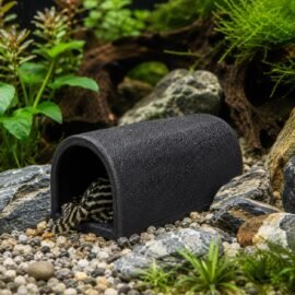 Pleco Cave With Removable Back