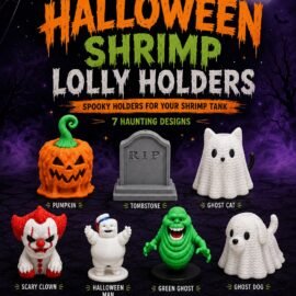 Shrimp Lolly Holders, Spooky Halloween