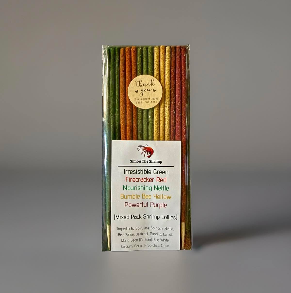 Mega Mix Shrimp Lollies Now Double Dipped 15 Per Pack