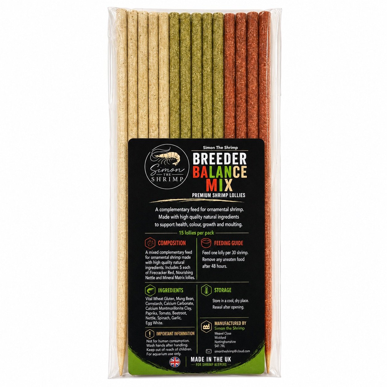 Breeder Balance, Shrimp Lollies - Image 2