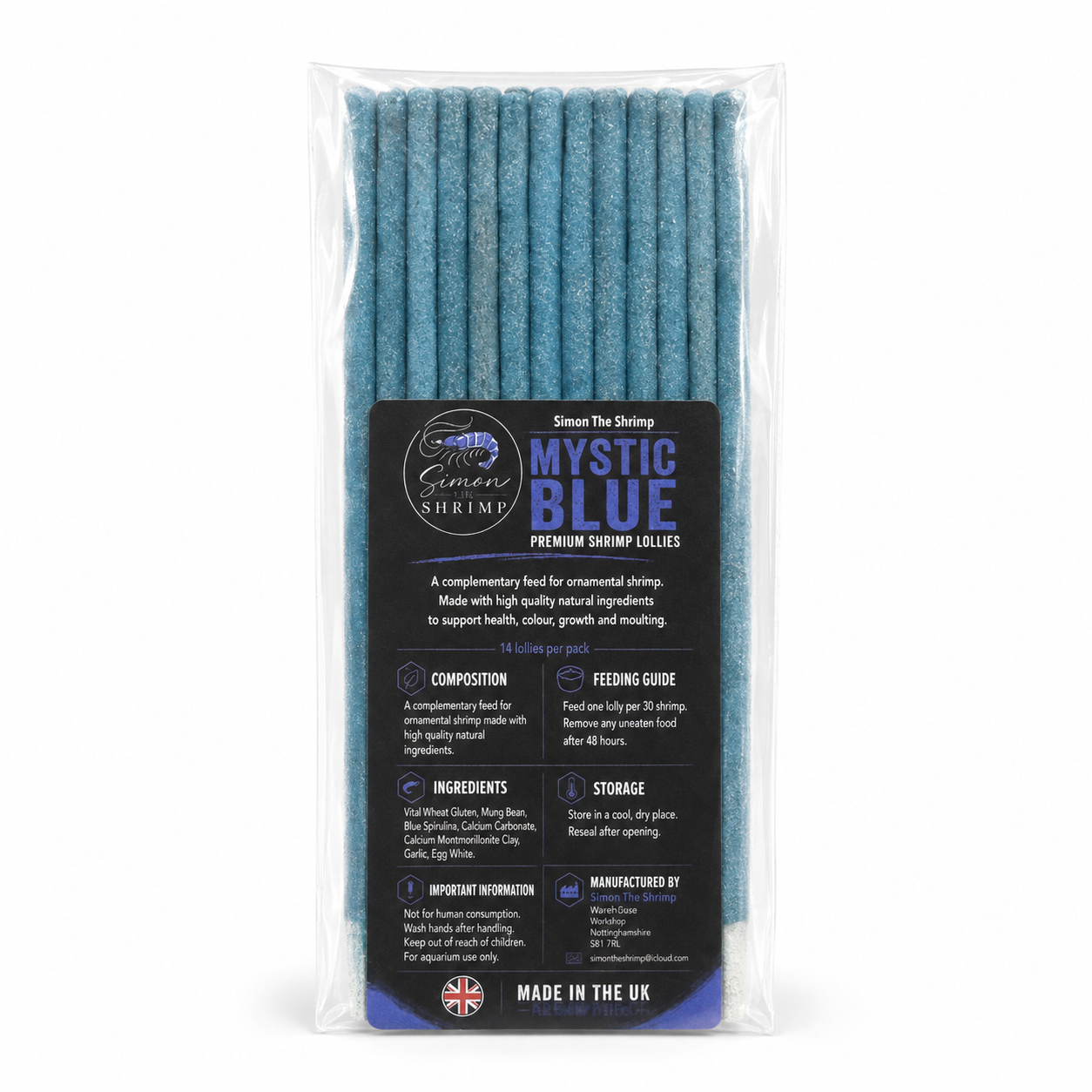 Mystic Blue Shrimp Lollies - Image 2