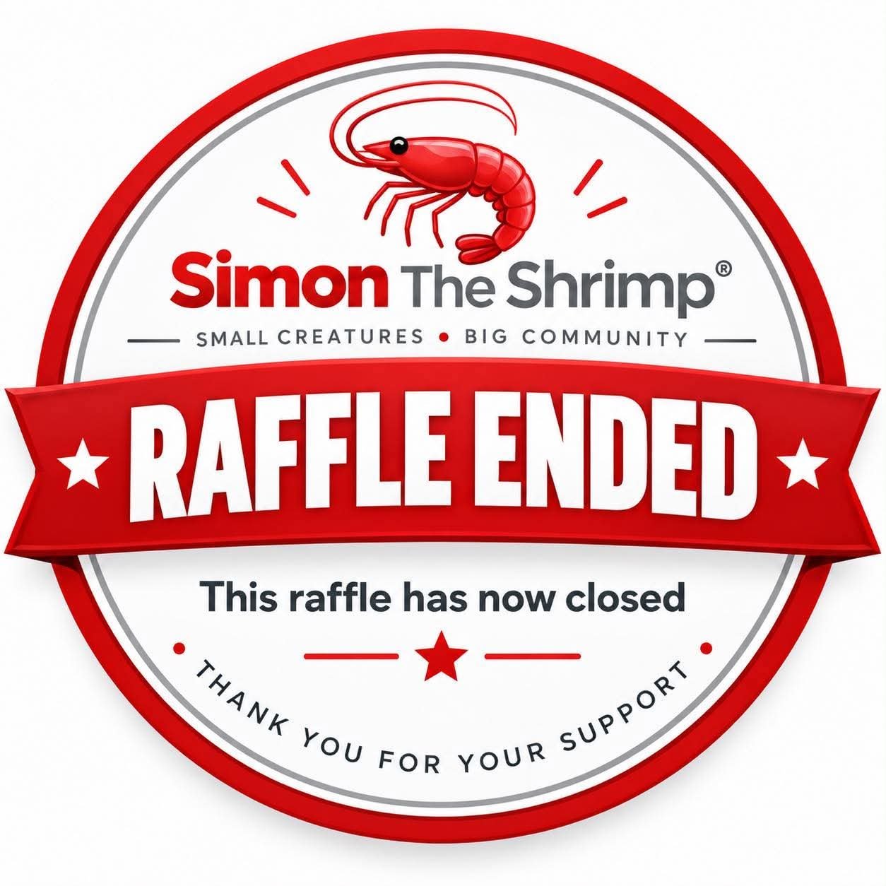 Simon the shrimp Raffles Active