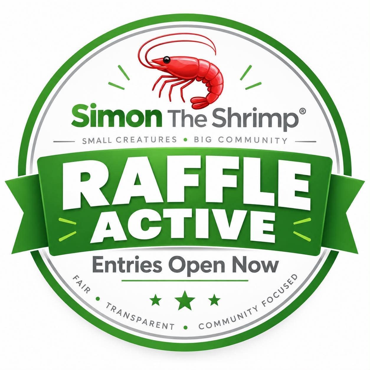 Simon the shrimp Raffles Active